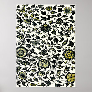 Poster Ornamento Floral por Owen Jones