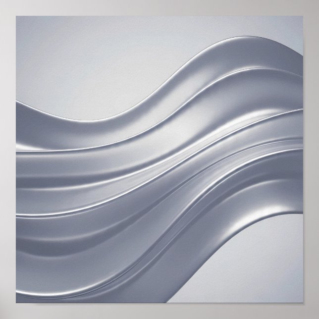 Poster Ornate Flow Ooze Decoupage Template Line Art (Frente)