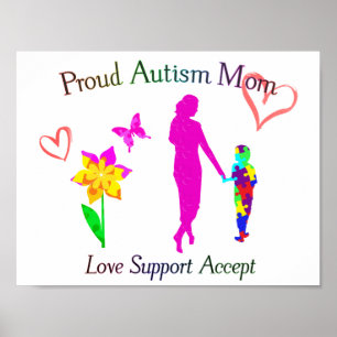 Poster Ororgulhoso Autismo Mãe
