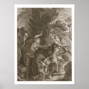 Pôster Orpheus, Eurídice de condução fora do inferno,