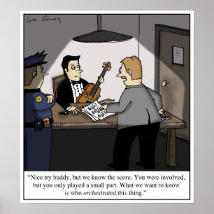 Poster Orquestra Musical Clássica de Música