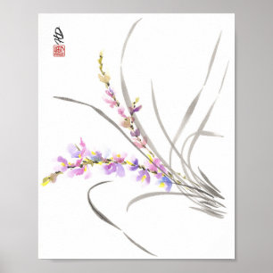 Poster Orquídea Selvagem Dançante