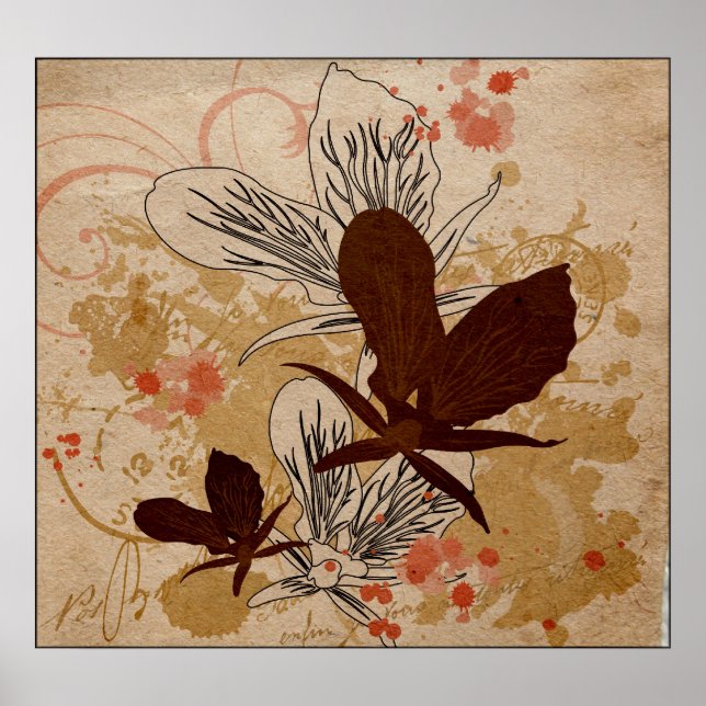 Poster Orquídeas (Frente)