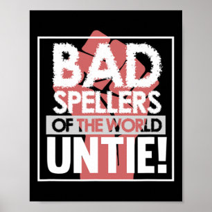 Poster Ortografia Da Terapêutica Mundial De Sensibilizaçã