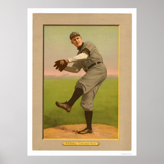 Poster Orval Global Cubs Baseball 1911 (Frente)