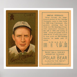 Pôster Orval Global Cubs Baseball 1911