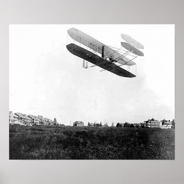 Pôster Orville Wright voando em Fort Myer, 9 de setembro  (Frente)