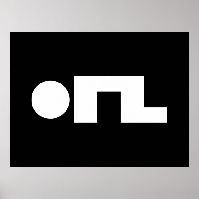 Pôster ORZ Emoticon Kaomoji Emoji (Frente)