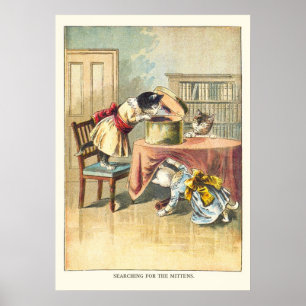 Poster Os 3 Pequenos Gatinhos: Procurando pelos Mittens