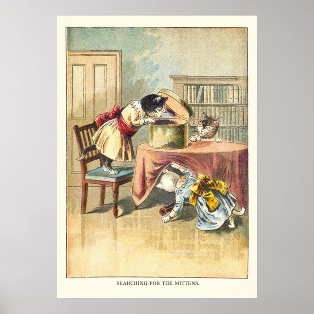 Poster Os 3 Pequenos Gatinhos: Procurando pelos Mittens (Frente)