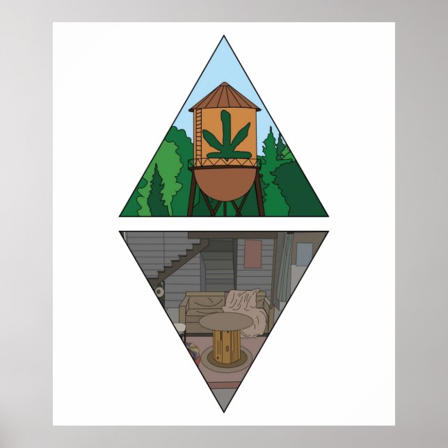 Poster Os 70 anos mostram os locais (Frente)