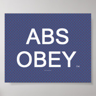 Pôster Os Abs SUPERIORES obedecem