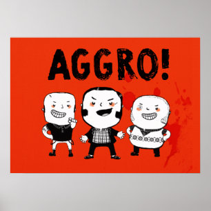 Poster Os AGGRO Boys não temem!