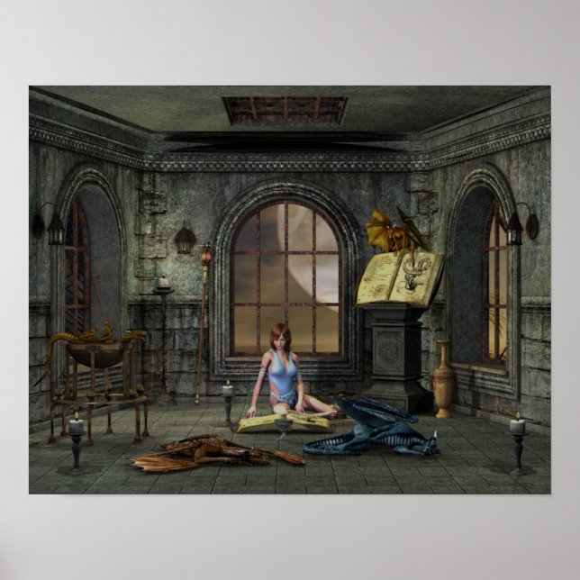 Poster Os Animais das Bruxas (Frente)