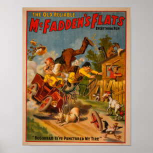 Poster Os apartamentos do McFadden seguro velho tudo novo
