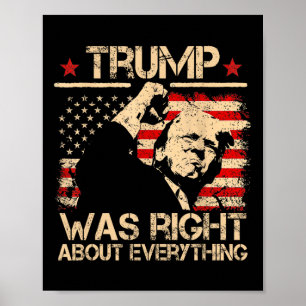 Poster Os apoiadores de Trump estavam certos sobre tudo