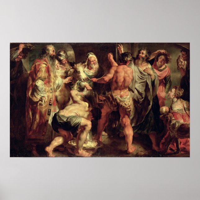 Pôster Os Apóstolos, Rua, Paulo e Rua, Barnabas em Lystra (Frente)