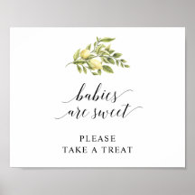 Os BABIES de Tipografia Elegante de Lemon são DOCE