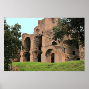 Poster Os banhos de Caracalla