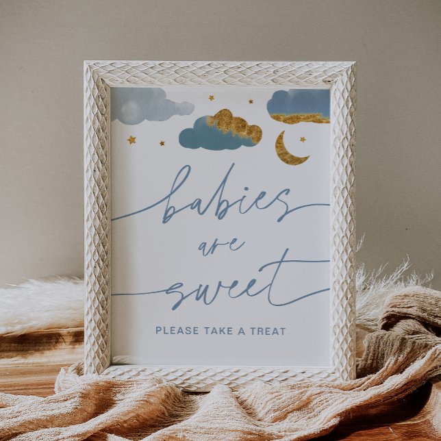 Poster Os Bebês São Bons Sinal - Grelha Pequeno Garoto Es (Criador carregado)