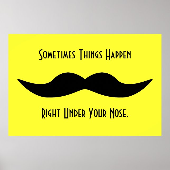 Pôster Os bigodes acontecem (Frente)