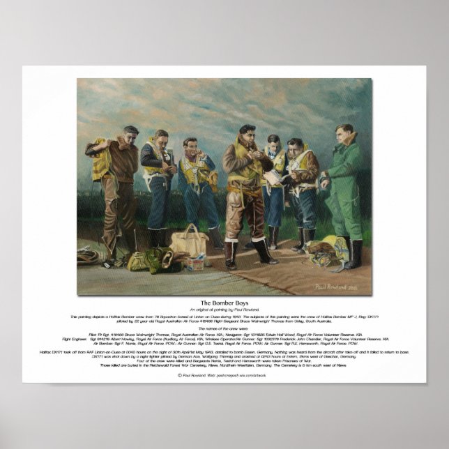 Pôster Os Bombardeiros (Frente)