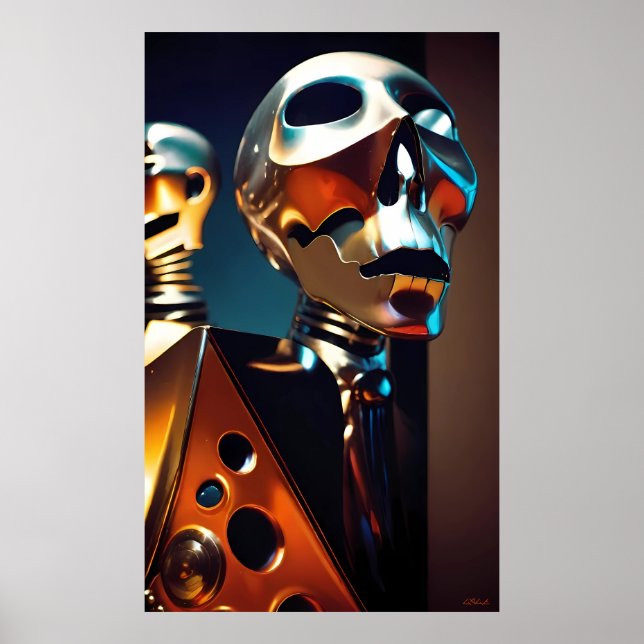 Poster Os Botões Estão Saindo das Máquinas (Frente)