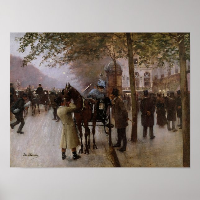 Poster Os Boulevards, noite em frente ao (Frente)