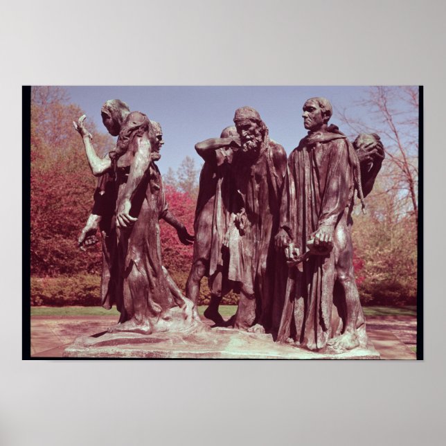 Pôster Os Burghers de Calais (Frente)