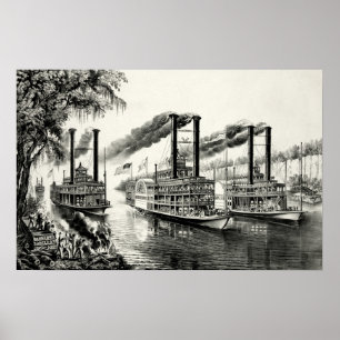 Poster Os campeões do Mississippi - uma raça