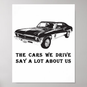 Poster Os carros que dirigimos dizem muito sobre nós