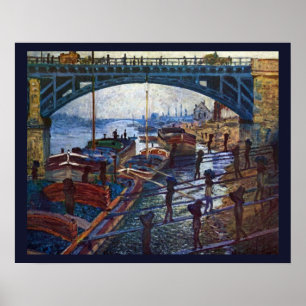 Poster Os Carvoeiros por Claude Monet