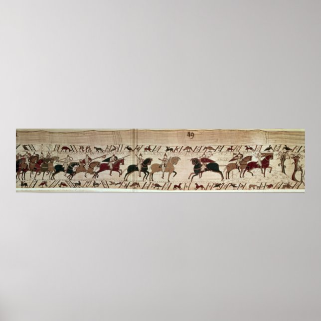 Pôster Os cavaleiros de Duke William chegam para lutar (Frente)