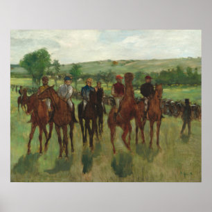 Poster Os Cavaleiros - Edgar Degas Fine Art