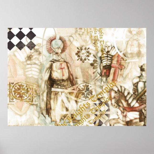 Poster Os Cavaleiros Templários (Frente)