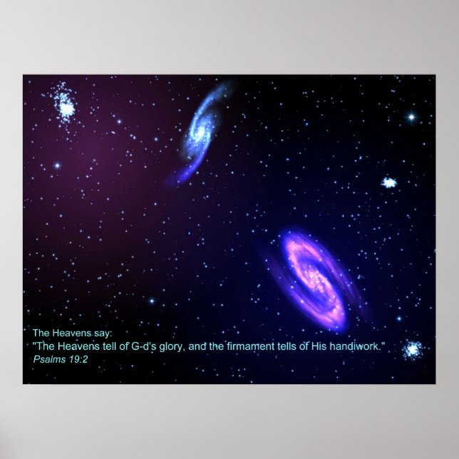 Poster Os Céus (Frente)