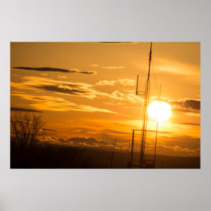 Poster Os céus acima de 36 x 24 Heavyweight arquivístic
