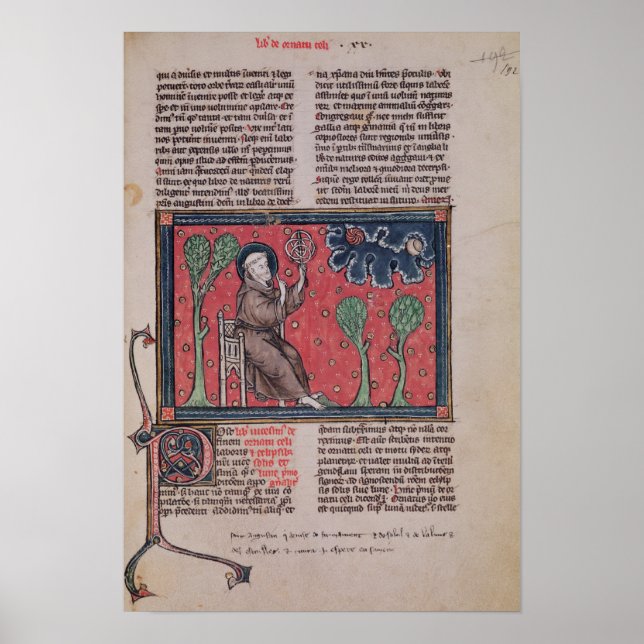 Pôster Os Céus, de "De Natura rerum" (Frente)