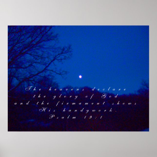 Poster Os Céus Declaram (Frente)