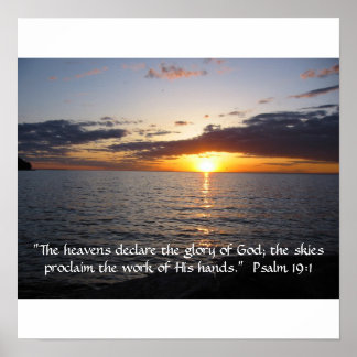 Pôster Os céus declaram a glória de Deus