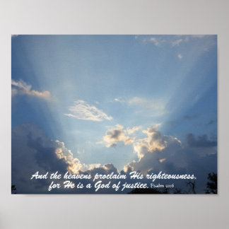 Pôster Os Céus Declaram a Glória de Deus