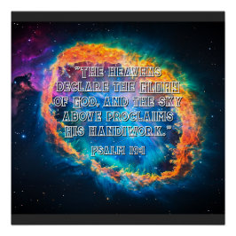 Pôster Os Céus Declaram Ps. 19:1