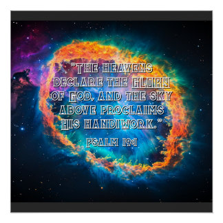 Pôster Os Céus Declaram Ps. 19:1