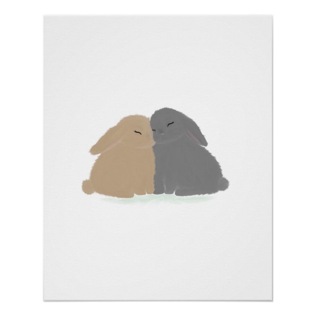 Pôster Os Coelhinhos do Amor! (Frente)
