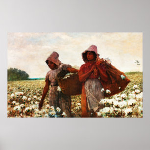 Poster Os Colhedores de Algodão por Winslow Homer