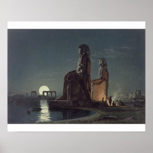 Pôster Os Colossi de Memnon, Thebes, um de 24 illustrat