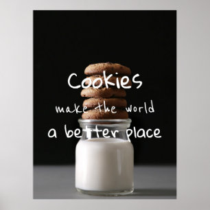 Poster Os cookies fazem do mundo um lugar melhor