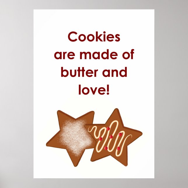 POSTER OS COOKIES SÃO FEITOS COM... (Frente)
