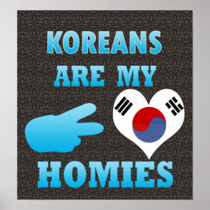 Poster Os coreanos são meu Homies