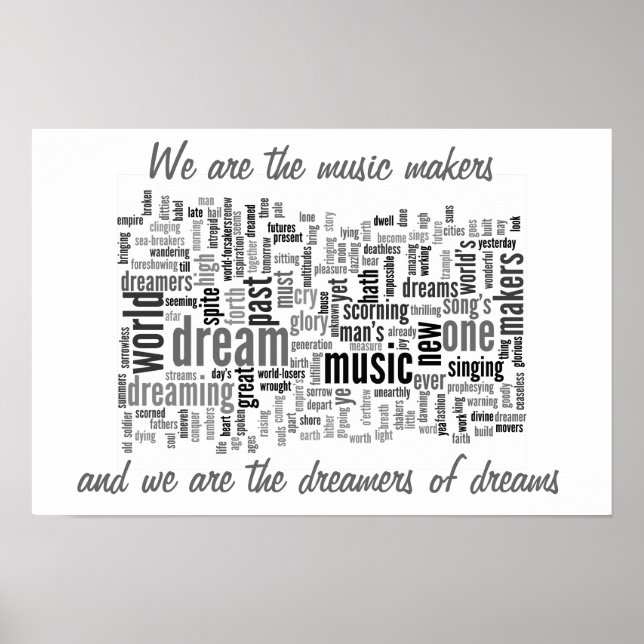 Pôster Os criadores de música (Frente)